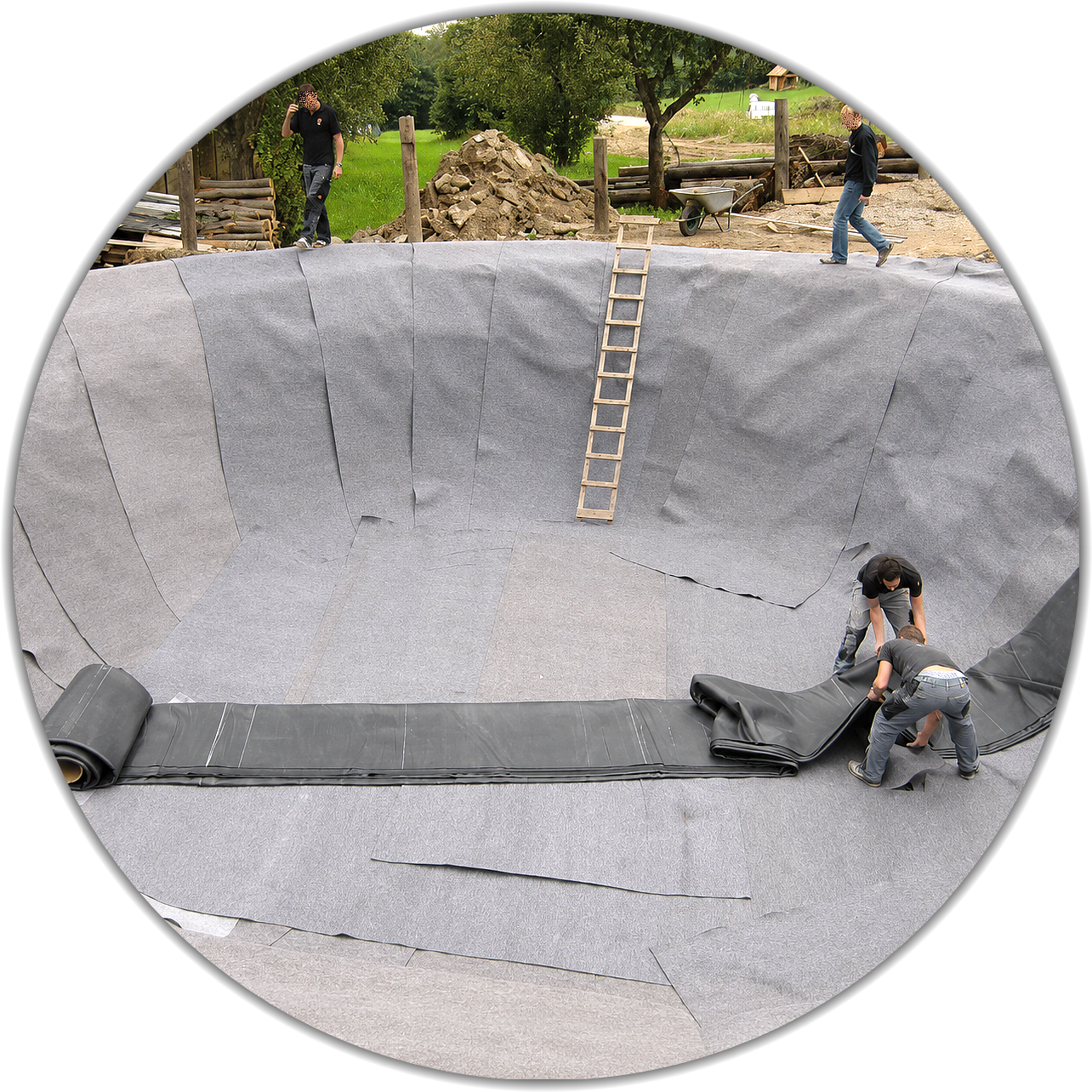 EPDM Teichfolie 1,5 mm (Kautschukfolie)