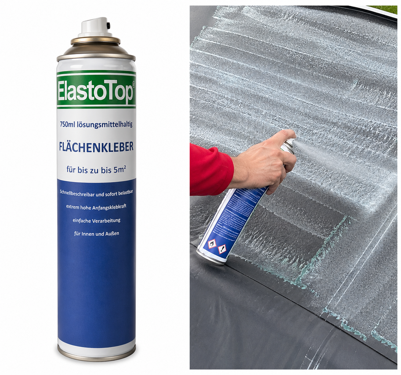 EPDM Sprüh-Schnellkleber 750 ml (ElastoTop® L-1s)