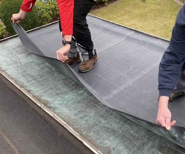 EPDM Dachfolie 1,2 mm ElastoTop® mit Zulassung abP