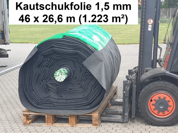 1,5 mm Kautschukfolie ProfiFlex Breite 26,60 m